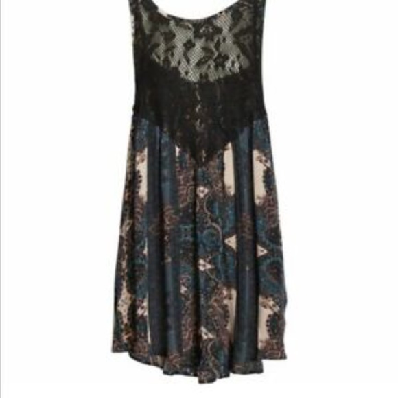 ☀️HP💝Free People Count Me in Trapeze Dress blk - Picture 5 of 5